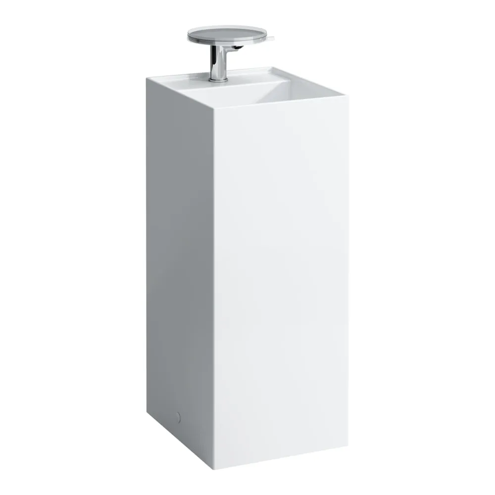 LAUFEN Kartell LAUFEN Volně stojící umyvadlo, se speciálním skrytým vývodem 375 x 435 x 900 mm #H811331D021581 - 000 - Bílá