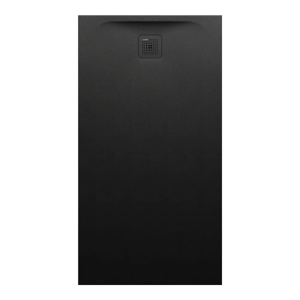 LAUFEN PRO Sprchová vanička, obdélníková, s odtokem na kratší straně, materiál Marbond 1500 x 800 x 42 mm #H2139510800001 - 080 - Černá
