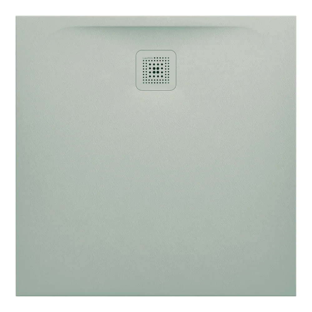 LAUFEN PRO Sprchová vanička, čtvercová, s odtokem na straně, materiál Marbond 900 x 900 x 30 mm #H2109560770001 - 077 - Light grey