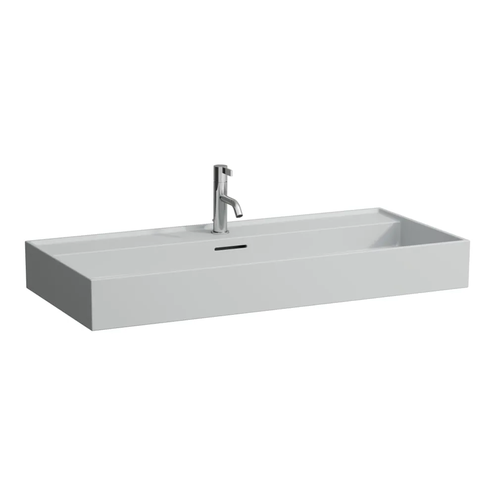 LAUFEN Kartell LAUFEN Umyvadlo, broušená spodní část 1000 x 460 x 120 mm #H8163377591151 - 759 - Šedá mat