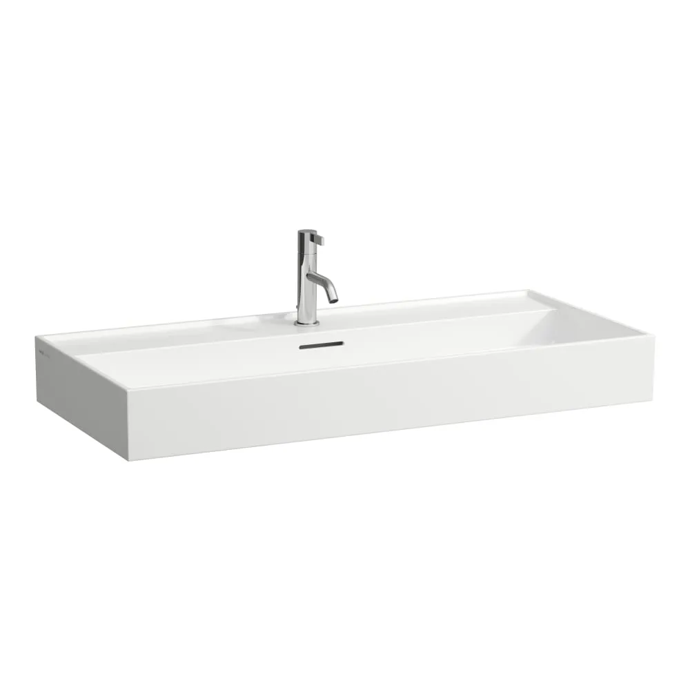 LAUFEN Kartell LAUFEN Umyvadlo, broušená spodní část 1000 x 460 x 120 mm #H8163377161041 - 000 - Bílá