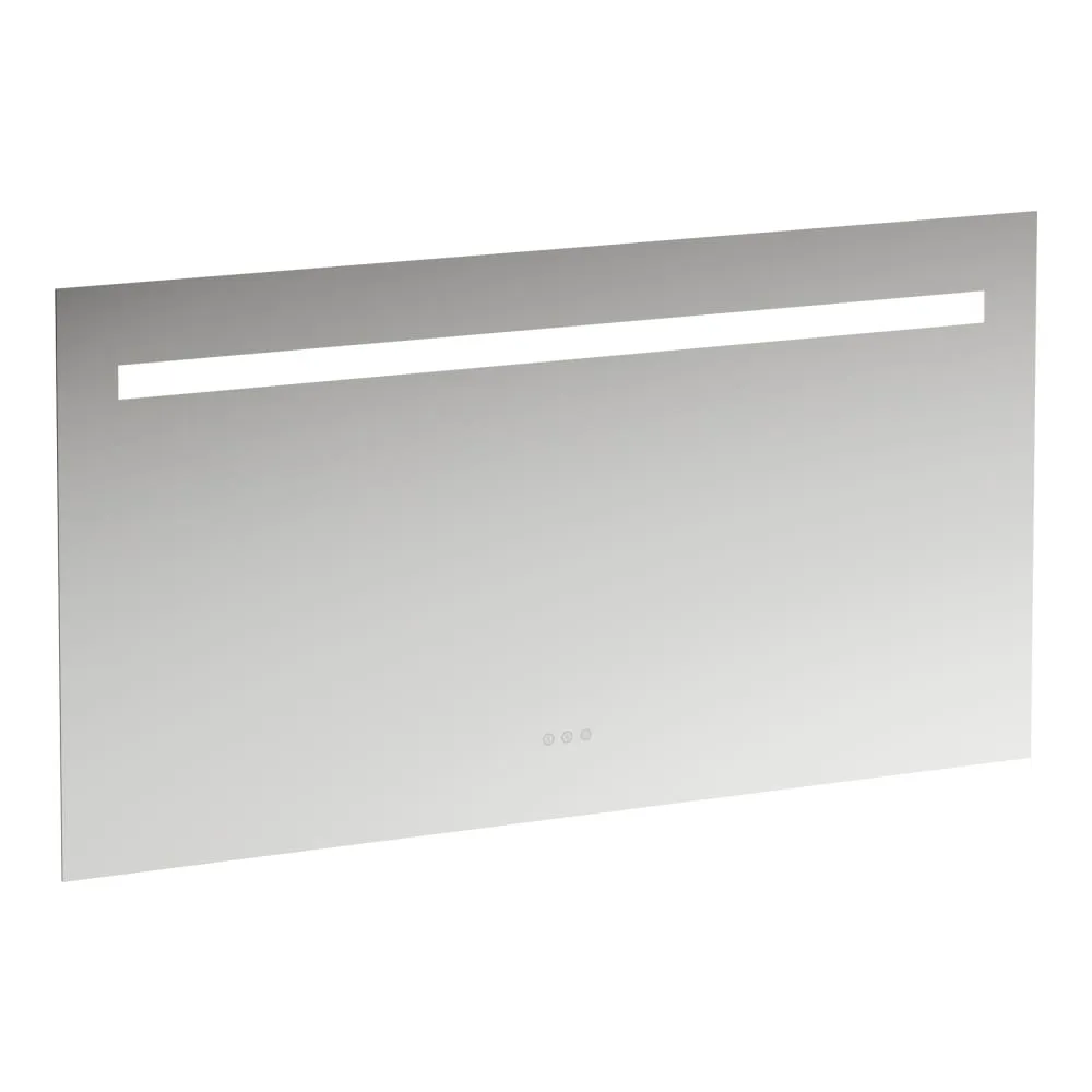 LAUFEN Leelo zrcadlo v hliníkovém rámu, s LED osvětlením, 1300x32x700mm #H4476839501441