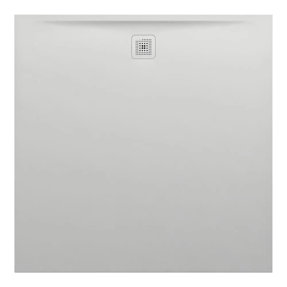 LAUFEN PRO Sprchová vanička, čtvercová, s odtokem na straně, materiál Marbond 1400 x 1400 x 40 mm #H2129580770001 - 077 - Light grey