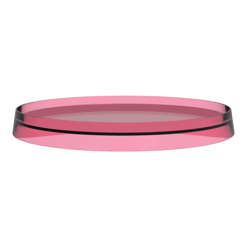LAUFEN Kartell LAUFEN Plastový disk Ø 185/275 mm cm pro umyvadlové a bidetové baterie a držák toaletního papíru/nástěnnou poličku #H3983350930021 - 093 - Pudrová růžová