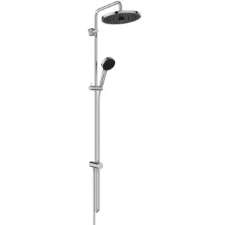 IDEAL STANDARD CERATWIST T25+ - Sprchový systém AP 260x523x1117 mm v chromu, 12,0 l/min (3 bary) - Variabilní druhy proudu #BD747AA - Chrom