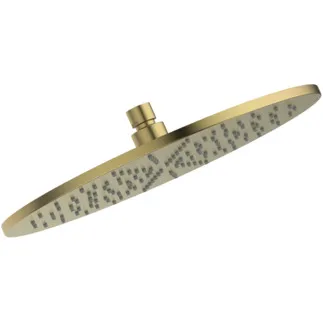 IDEAL STANDARD IDEALRAIN - Sprchová hlavice 303x58x303 mm v barvě broušeného zlata, 12 l/min (3 bary) - perlátor, kovová dešťová sprcha, PVD technologie #A5803A2 - Brushed Gold