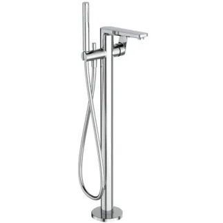 IDEAL STANDARD TONIC II - Volně stojící vanová baterie 182x268x872 mm v chromu, nutná sada 1 (A6133), 21,0 l/min (3 bar) - technologie Click, EPD, FirmaFlow, povrch SmartShine #A6347AA - chrom