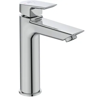 IDEAL STANDARD TESI - Umyvadlová baterie 50x169x212 mm, svislá vzdálenost od středu výpusti 123 mm, chrom, 5 l/min (3 bar), bez výsuvného odpadu - EasyFix, perlátor, BlueStart, omezovač průtoku, EPD, FirmaFlow, povrch SmartShine, certifikát NF #A6565AA - chrom