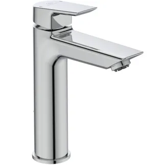IDEAL STANDARD TESI - Umyvadlová baterie 50x180x212 mm, svislá vzdálenost od středu výpusti 124 mm, chrom, 6 l/min (3 bar), s výsuvným odpadem - EasyFix, perlátor, EPD, povrch SmartShine #A6562AA - chrom