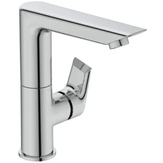 IDEAL STANDARD TESI - Umyvadlová baterie 96x199x209 mm, svislá vzdálenost od středu výpusti 147 mm, chrom, 5 l/min (3 bar), bez výsuvného odpadu - EasyFix, perlátor, omezovač průtoku, EPD, FirmaFlow, povrch SmartShine #A6755AA - chrom