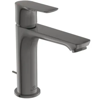 IDEAL STANDARD CONNECT AIR - umyvadlová baterie 48x178x170 mm, svislá vzdálenost od středu výpusti 125 mm, magneticky šedá, 5 l/min (3 bar), s výsuvným odpadem - EasyFix, perlátor, omezovač průtoku, EPD, PVD technologie #A7012A5 - magneticky šedá