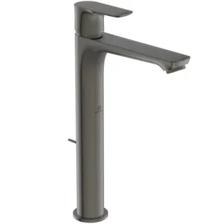 IDEAL STANDARD CONNECT AIR - umyvadlová baterie 48x204x296 mm, svislá vzdálenost od středu výpusti 150 mm, magneticky šedá, 5 l/min (3 bar), s výsuvným odpadem - EasyFix, perlátor, omezovač průtoku, EPD, PVD technologie #A7025A5 - magneticky šedá