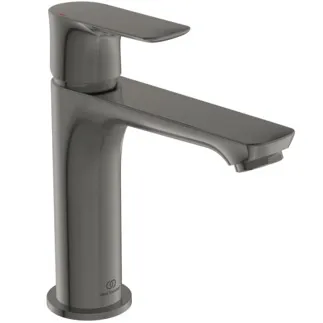 IDEAL STANDARD CONNECT AIR - umyvadlová baterie 48x160,5x170 mm, svislá vzdálenost od středu výtoku 125 mm, magneticky šedá, 5 l/min (3 bar), bez výsuvného odpadu - EasyFix, perlátor, omezovač průtoku, EPD, PVD technologie #A7015A5 - magneticky šedá