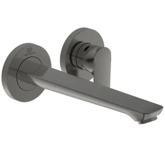 IDEAL STANDARD CONNECT AIR - nástěnná umyvadlová baterie 193x241x106 mm, svislá vzdálenost od středu výtoku 225 mm, magneticky šedá, nutná sada 1 (A5948), 5 l/min (3 bar), bez výsuvného odpadu - omezovač průtoku, FirmaFlow, PVD technologie #A7009A5 - magneticky šedá