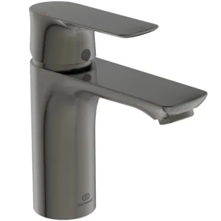 IDEAL STANDARD CONNECT AIR - umyvadlová baterie 48x152x156 mm, svislá vzdálenost od středu výpusti 112 mm, magneticky šedá, 5 l/min (3 bar), bez výsuvného odpadu - EasyFix, perlátor, click technologie, omezovač průtoku, EPD, FirmaFlow, PVD technologie #A7024A5 - magneticky šedá
