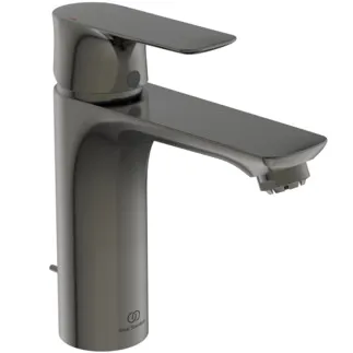 IDEAL STANDARD CONNECT AIR - umyvadlová baterie 48x179x176 mm, svislá vzdálenost od středu výpusti 125 mm, magneticky šedá, 5 l/min (3 bar), s výsuvným odpadem - EasyFix, perlátor, click technologie, omezovač průtoku, EPD, FirmaFlow, PVD technologie #A7054A5 - Magnetic Grey