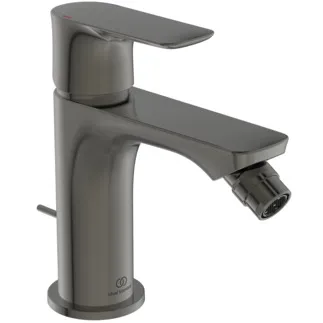 IDEAL STANDARD CONNECT AIR - Bidetová baterie 48x161x146 mm, svislá vzdálenost od středu výpusti 114 mm, magneticky šedá, 5 l/min (3 bar), s výsuvným odpadem - EasyFix, perlátor, nastavitelná výpusť, omezovač průtoku, EPD, PVD technologie #A7030A5 - Magneticky šedá