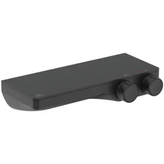 IDEAL STANDARD Ceratherm S200 - Sprchová baterie AP 314x150x75 mm v černé barvě, 23 l/min (3 bar) - Termostatická funkce, úspora vody a energie, bezpečnostní zámek #A7329XG - Silk Black
