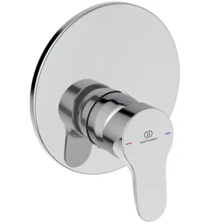 IDEAL STANDARD CERABASE - Sprchová baterie UP kit 2 163x96x186,5 mm v chromu, nutná sada 1 (A1000), 23 l/min (3 bar) - technologie Click, povrch SmartShine. UPOZORNĚNÍ: Tento výrobek se přestává vyrábět a je nahrazen výrobkem A8705AA. Chrom #A7394AA