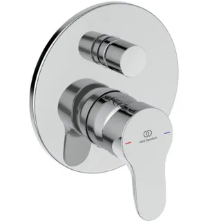 IDEAL STANDARD CERABASE - Vanová baterie UP kit 2 163x96x186,5 mm v chromu, nutná sada 1 (A1000), 23,0 l/min (3 bar) - technologie Click, povrch SmartShine. UPOZORNĚNÍ: Tento výrobek se přestává vyrábět a je nahrazen výrobkem A8707AA. Chrom #A7395AA