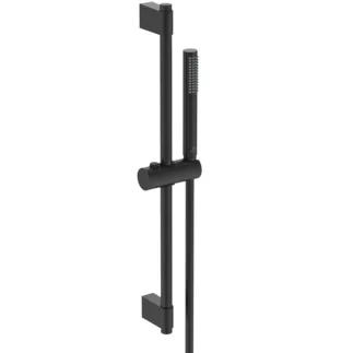 IDEAL STANDARD IDEALRAIN - Sprchová kombinace se sprchovou tyčí 105x277x603 mm v černé barvě, 8 l/min (3 bary) - omezovač průtoku #A7616XG - Silk Black