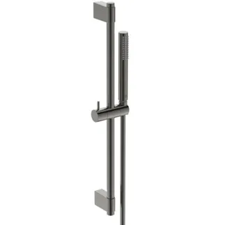 IDEAL STANDARD IDEALRAIN - Sprchová kombinace se sprchovou lištou 105x277x603 mm v magneticky šedé barvě, 8 l/min (3 bary) - omezovač průtoku, technologie PVD #A7616A5 - Magnetic Grey