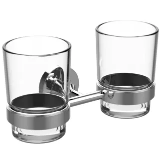 IDEAL STANDARD IOM - Zásobník na zubní kartáčky 184x87x96 mm v chromu #A9237AA - Chrome
