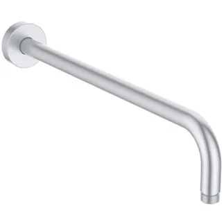 IDEAL STANDARD IDEALRAIN - připojení na strop a stěnu 55x418x114 mm, 390 mm vertikální vzdálenost od středu vývodu ve stříbrné barvě #B9445SI