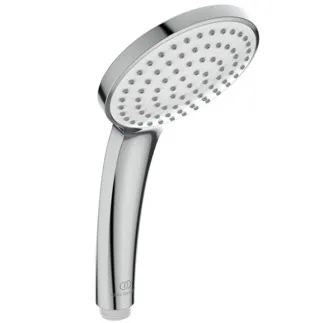 IDEAL STANDARD IDEALRAIN - 1funkční ruční sprcha 100x245,5 mm v chromu, 8 l/min (3 bary) - Easy-Grip, perlátor, omezovač průtoku, široká sprcha #B9402AA - chrom