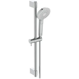 IDEAL STANDARD IDEALRAIN EVO - Sprchová kombinace se sprchovou tyčí 333 mm v chromu, 8 l/min (3 bary) - Variabilní režimy proudu, omezovač průtoku, široká sprcha #B2233AA - chrom