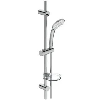 IDEAL STANDARD IDEALRAIN - Sprchová kombinace se sprchovou lištou v chromu, 8 l/min (3 bary) - Omezovač průtoku, Široká sprcha #B9418AA - Chrom