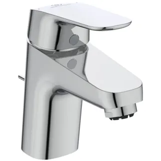 IDEAL STANDARD CERAFLEX - Umyvadlová baterie 47x160x133 mm, svislá vzdálenost od středu výpusti 101 mm, chrom, 6 l/min (3 bary), s výsuvným odpadem - EasyFix, perlátor, technologie Click, EPD, FirmaFlow, povrch SmartShine #B1838AA - chrom