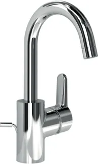 IDEAL STANDARD CONNECT BLUE - umyvadlová baterie 124x196x288 mm, svislá vzdálenost od středu výpusti 146 mm, chrom, 12 l/min (3 bar), s výsuvným odpadem - EasyFix, skrytý perlátor, technologie Click, EPD, FirmaFlow, povrch SmartShine #B0112AA - chrom