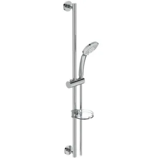 IDEAL STANDARD IDEALRAIN - Sprchová kombinace se sprchovou lištou 313x903 mm v chromu, 8 l/min (3 bary) - perlátor, variabilní druhy proudu, omezovač průtoku, široká sprcha #B9417AA - chrom