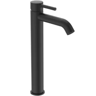 IDEAL STANDARD CERALINE - Umyvadlová baterie 50x189x321 mm, svislá vzdálenost od středu výpusti 150 mm, černá, 3,8 l/min (3 bary), s výsuvným odpadem - perlátorem, skrytý perlátor, EPD, FirmaFlow #BD137XG - Silk Black
