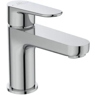 IDEAL STANDARD CERAFINE MODEL O - Umyvadlová baterie 50x155x138 mm, svislá vzdálenost od středu výpusti 114 mm, chrom, 3,8 l/min (3 bar), bez výsuvného odpadu - EasyFix, perlátor, EPD, FirmaFlow, povrch SmartShine #BC696AA - chrom