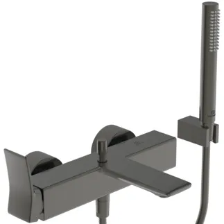 IDEAL STANDARD CONCA - Sprchová baterie 293x230x112 mm, svislá vzdálenost ke středové výpusti 186 mm, magneticky šedá, 20,0 l/min (3 bar) - perlátor, click technologie, EPD, FirmaFlow, PVD technologie #BC763A5 - magneticky šedá
