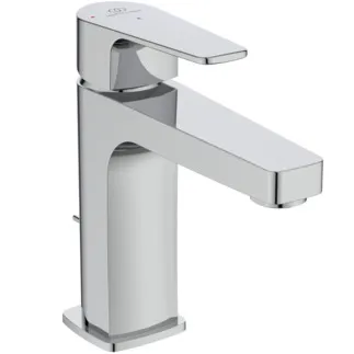 IDEAL STANDARD CERAFINE MODEL D - umyvadlová baterie 50x180x159 mm, svislá vzdálenost od středu výpusti 120 mm, chrom, 5 l/min (3 bar), s výsuvným odpadem - EasyFix, perlátor, BlueStart, omezovač průtoku, EPD, FirmaFlow, povrch SmartShine, certifikát NF #BC689AA - chrom