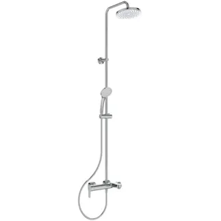 IDEAL STANDARD CERAFINE MODEL O - Sprchový systém AP 308x497x1507 mm, svislá vzdálenost od středové výpusti 191 mm, chrom, 20,0 l/min (3 bar) - Click technologie, EPD, FirmaFlow #BC749AA - Chrome