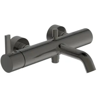 IDEAL STANDARD JOY - Koupelnová baterie AP 306x224x108 mm, svislá vzdálenost ke středové výpusti 207 mm, magnetická šedá, 20,0 l/min (3 bar) - Skrytý perlátor, technologie Click, EPD, FirmaFlow, PVD technologie #BC786A5 - Magnetická šedá