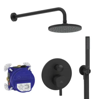 IDEAL STANDARD CERALINE - skrytý sprchový balíček v černé barvě #BD193XG - Silk Black