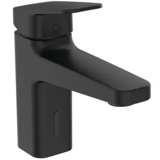 IDEAL STANDARD CERAPLAN - Umyvadlová baterie 47x170x161 mm v černé barvě, 5 l/min (3 bary), s výsuvným odpadem - EasyFix, click technologie, omezovač průtoku, FirmaFlow #BD283XG - Silk Black
