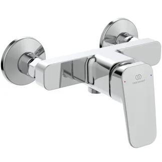 IDEAL STANDARD CERAPLAN - Nástěnná sprchová baterie 218x153x114 mm, chrom, 12 l/min (3 bary) - EPD, povrch SmartShine #BD271AA - chrom