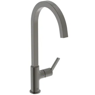 IDEAL STANDARD GUSTO - Kuchyňská baterie 160x254x424 mm, svislá vzdálenost od středu výtoku 204 mm, magneticky šedá, 8,3 l/min (3 bar) - EasyFix+, skrytý perlátor, FirmaFlow, PVD technologie #BD411A5 - Magneticky šedá