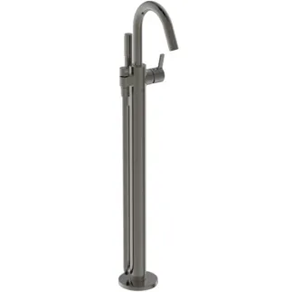 IDEAL STANDARD JOY - Volně stojící vanová baterie 151x265,5x920 mm, svislá vzdálenost ke středové výpusti 190 mm, magneticky šedá, nutná sada 1 (A6133), 8 l/min (3 bar) - Skrytý perlátor, technologie Click, FirmaFlow, PVD technologie #BD461A5 - magneticky šedá