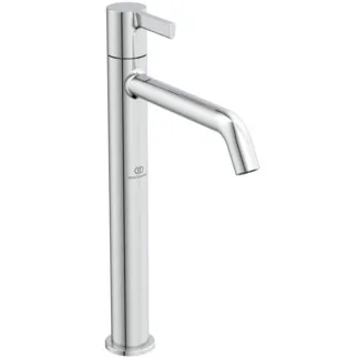 IDEAL STANDARD JOY - Podstavný ventil 45x196x311 mm, svislá vzdálenost 170 mm od středu výtoku, chrom, 5 l/min (3 bar), bez výsuvného odpadu - Skrytý perlátor, omezovač průtoku, povrch SmartShine #BD463AA - chrom