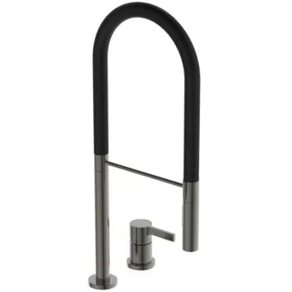 IDEAL STANDARD GUSTO - Kuchyňská baterie 190x263x607 mm, svislá vzdálenost od středu výtoku 225 mm, magneticky šedá, 6,7 l/min (3 bar) - Skrytý perlátor, FirmaFlow, PVD technologie #BD425A5 - Magnetic Grey