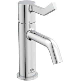 IDEAL STANDARD JOY - Umyvadlová baterie 48x142,5x188 mm, svislá vzdálenost od středu výpusti 110 mm, chrom, 5 l/min (3 bar), bez výsuvného odpadu - EasyFix, skrytý perlátor, omezovač průtoku, FirmaFlow, povrch SmartShine #BD468AA - chrom