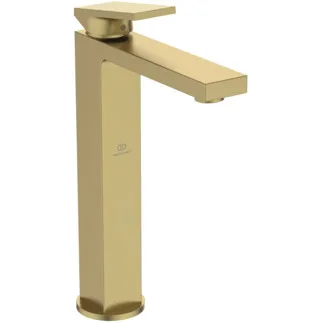 IDEAL STANDARD EXTRA - Umyvadlová baterie 64x204x298 mm, svislá vzdálenost od středu výpusti 150 mm, broušené zlato, 5 l/min (3 bar), bez výsuvného odpadu - EasyFix, omezovač průtoku, FirmaFlow, PVD technologie #BD507A2 - Brushed Gold