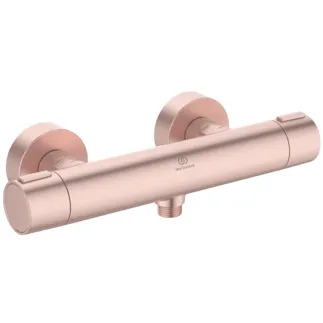IDEAL STANDARD CERATHERM ALU+ - sprchová baterie AP 292x105x72 mm v růžové barvě, 12 l/min (3 bary) - termostatická funkce, úspora vody a energie, hliníkové jádro #BD582RO